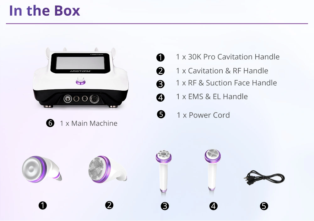 ultrasonic fat burner Package